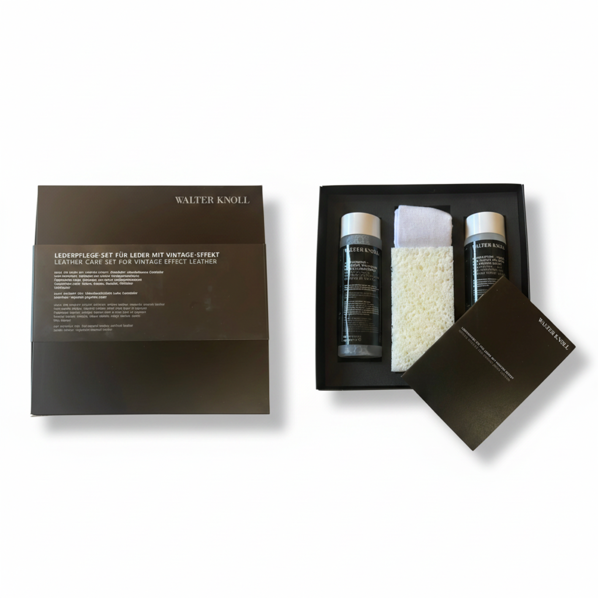 Walter Knoll / Lederpflege-Set / Vintage-Effekt