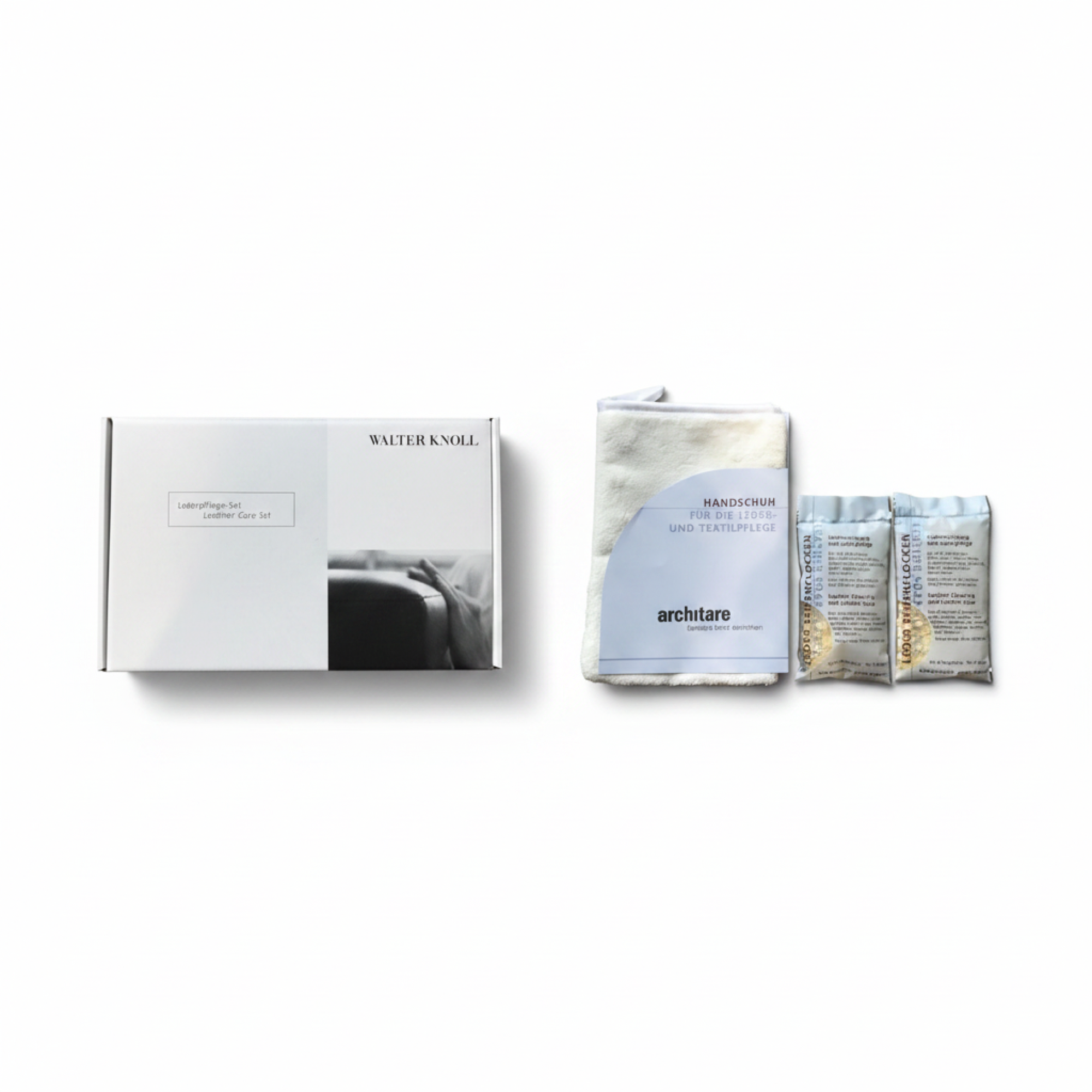 Seifenflocken / Lederpflege-Set / Walter Knoll