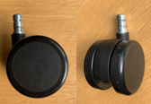 ROLLEN-SET / WALTER KNOLL / Sheru / Doppelrolle weich (schwarz)