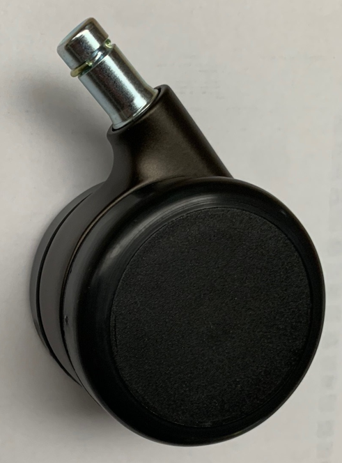 ROLLEN-SET / WALTER KNOLL / Leadchair Executive (Soft) / Doppelrolle pulverbesch. bronze/  weiche Rollen